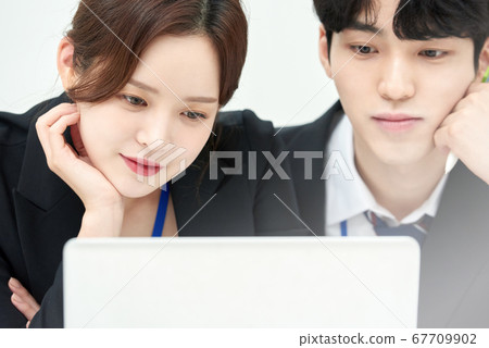 Business woman male counselor Business woman male counselor 67709902