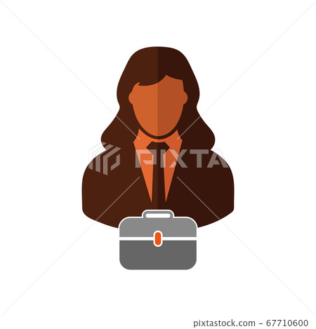 Business man Icon. Flat style vector EPS. - Stock Illustration ...