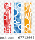 Collection of bookmark tags illustration design. 67712665