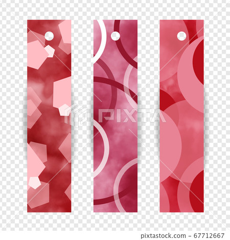 Collection of bookmark tags illustration design. Collection of bookmark tags illustration design. 67712667