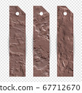 Collection of bookmark tags illustration design. 67712670