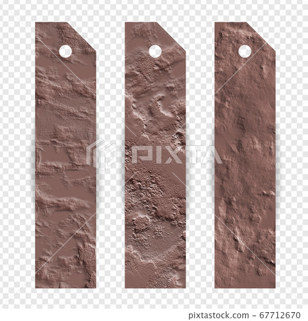 Collection of bookmark tags illustration design. Collection of bookmark tags illustration design. 67712670