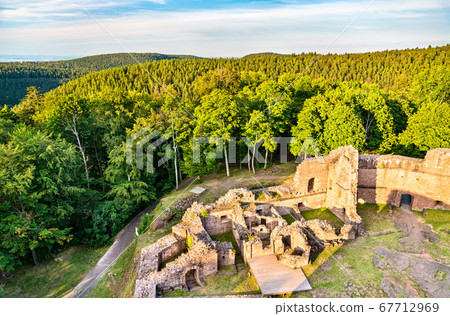 Wangenbourg Castle in the Vosges Mountains - Bas-Rhin, Alsace, France 67712969
