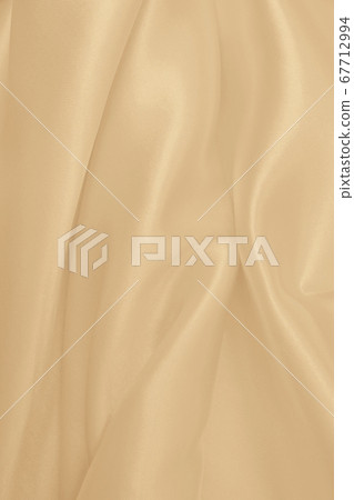 Smooth elegant golden silk or satin luxury cloth 67712994