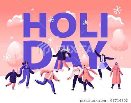 Winter Holidays Festive Season Concept. Happy People Skating on Ice Rink Engaged Winter Activities and Sports. Family Spare Time Poster, Banner, Flyer, Brochure. Cartoon Flat Vector Illustration Winter Holidays Festive Season Concept. Happy People Skating on Ice Rink Engaged Winter Activities and Sports. Family Spare Time Poster, Banner, Flyer, Brochure. Cartoon Flat Vector Illustration 67714502