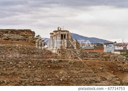Roman Amphitheatre in Merida, Augusta Emerita in 67714753