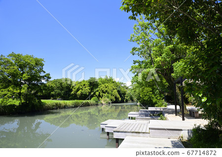 Yanagawa City Scenery with excavation Yanagawa City Scenery with excavation 67714872