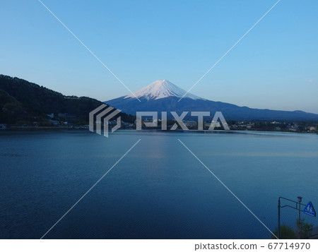 Mt. Fuji in the early morning 67714970