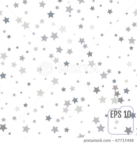 Seamless pattern with silver stars Seamless pattern with silver stars 67715498