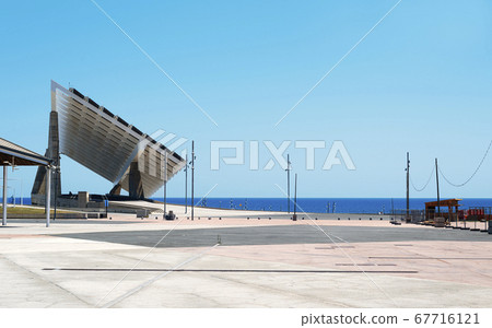 Parc del Forum public park in Barcelona, Spain Parc del Forum public park in Barcelona, Spain 67716121