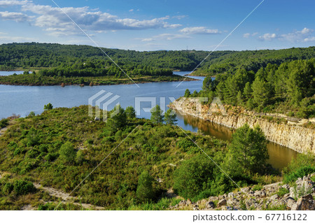 Gaia River at El Catllar reservoir, in Spain Gaia River at El Catllar reservoir, in Spain 67716122