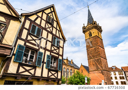 Clock Tower in Obernai - Alsace, France 67716308