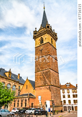 Clock Tower in Obernai - Alsace, France Clock Tower in Obernai - Alsace, France 67716315