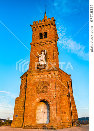 St. Leon Chapel atop Dabo Rock in Moselle, France St. Leon Chapel atop Dabo Rock in Moselle, France 67716325