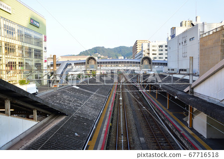 Kure Line train window, scenery along the line Kure Line train window, scenery along the line 67716518