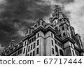 Dramatic sky above the Liver Building 67717444