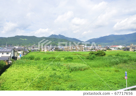 Scenery from the window of Sanyo Main Line from Shimonoseki Station to Tokuyama Station Scenery from the window of Sanyo Main Line from Shimonoseki Station to Tokuyama Station 67717656