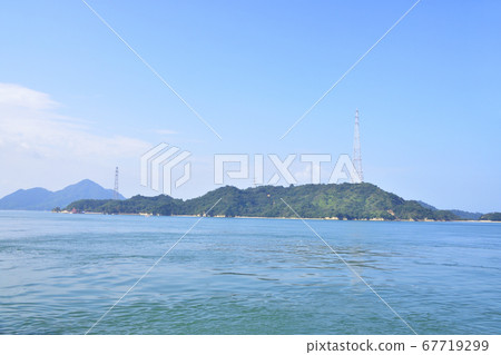 奧之島(宇佐木島)的風景和前往島的輪渡路線 奧之島(宇佐木島)的風景和前往島的輪渡路線 67719299