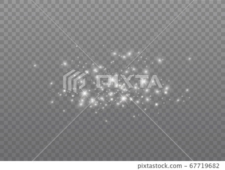 White dust sparks. White dust sparks. 67719682