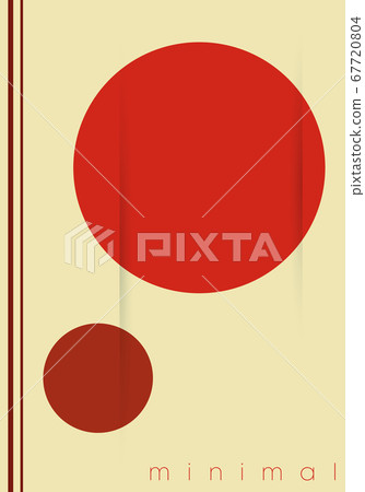 Abstract geometric background template design for flyer, poster, brochure cover, typography, or other printing products. Vector illustration 67720804