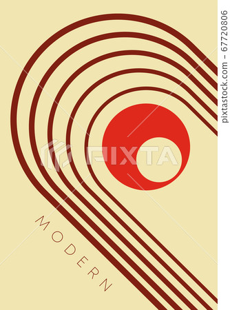 Abstract geometric background template design for flyer, poster, brochure cover, typography, or other printing products. Vector illustration Abstract geometric background template design for flyer, poster, brochure cover, typography, or other printing products. Vector illustration 67720806