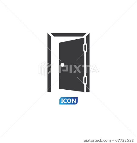Door icon vector illustration 67722558