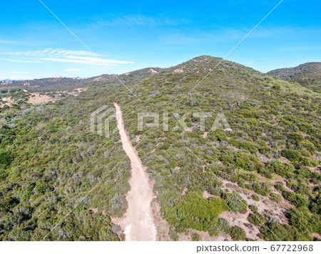 Aerial view of Los Penasquitos Canyon Preserve, San Diego Aerial view of Los Penasquitos Canyon Preserve, San Diego 67722968