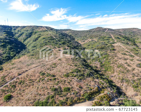 Aerial view of Los Penasquitos Canyon Preserve, San Diego Aerial view of Los Penasquitos Canyon Preserve, San Diego 67723145
