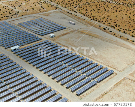 Solar Panels farm to Harness the Power of Nature to generate free green energy. Palm Springs 67723178