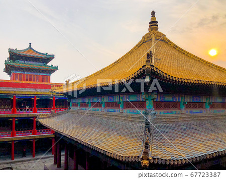 The Putuo Zongcheng Buddhist Temple, one of the Eight Outer Temples of Chengde, China The Putuo Zongcheng Buddhist Temple, one of the Eight Outer Temples of Chengde, China 67723387