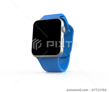 Blue generic smart watch - Stock Illustration [67723768] - PIXTA