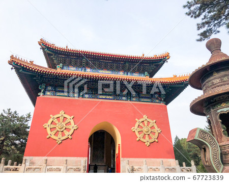 The Putuo Zongcheng Buddhist Temple, one of the Eight Outer Temples of Chengde, China The Putuo Zongcheng Buddhist Temple, one of the Eight Outer Temples of Chengde, China 67723839