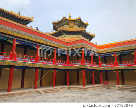 The Putuo Zongcheng Buddhist Temple, one of the Eight Outer Temples of Chengde, China The Putuo Zongcheng Buddhist Temple, one of the Eight Outer Temples of Chengde, China 67723879