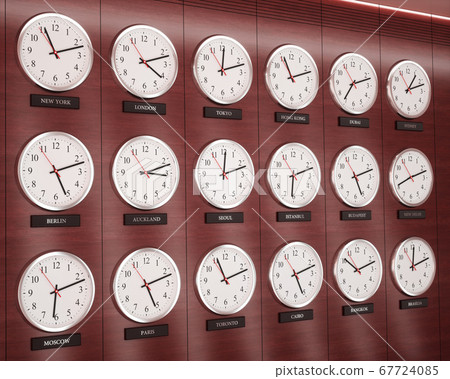 Time Zone Business World Clock 67724085