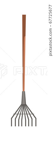 Rake for harvesting leaves in garden yard design Rake for harvesting leaves in garden yard design 67725677