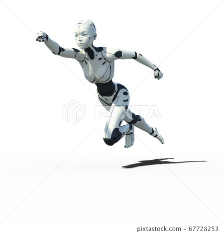 AI機器人女android android perming3DCG插畫素材 AI機器人女android android perming3DCG插畫素材 67728253