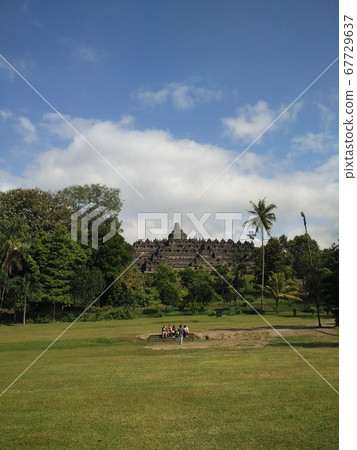 borobudur temple and cycle 67729637