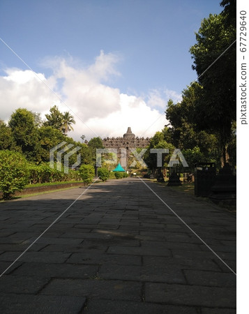 borobudur temple and cycle 67729640