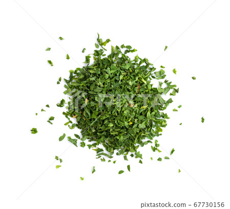 dried parsley isolated on white background 67730156