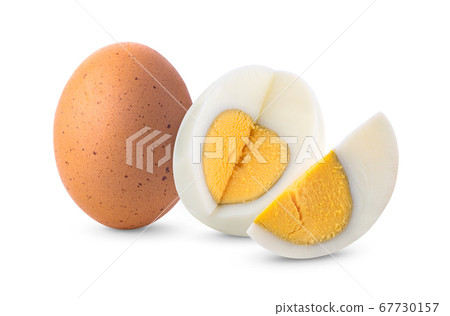 boiled egg on white background full depth of field boiled egg on white background full depth of field 67730157