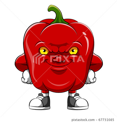 Cartoon character of an paprika of illustration Cartoon character of an paprika of illustration 67731085
