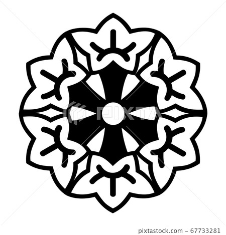 Kitahata (Namioka) Saemon monk Shungu's family crest Roryu Garisha Kitahata (Namioka) Saemon monk Shungu's family crest Roryu Garisha 67733281