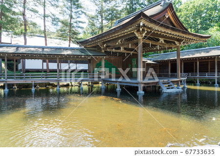 Mizushogu Shrine (Noh stage) of Misogi Shrine Mizushogu Shrine (Noh stage) of Misogi Shrine 67733635