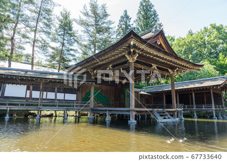 味iso木神社的水守宮(能樂階段) 味iso木神社的水守宮(能樂階段) 67733640
