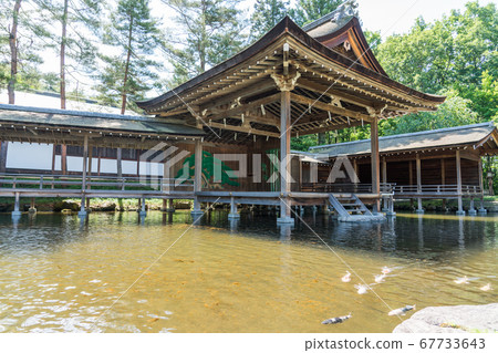 味iso木神社的水守宮(能樂階段) 味iso木神社的水守宮(能樂階段) 67733643