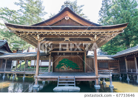 Mizushogu Shrine (Noh stage) of Misogi Shrine Mizushogu Shrine (Noh stage) of Misogi Shrine 67733646