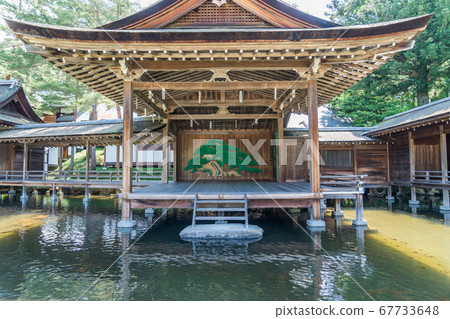 味iso木神社的水守宮(能樂階段) 味iso木神社的水守宮(能樂階段) 67733648