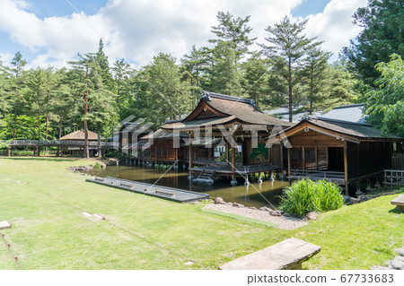 Mizushogu Shrine (Noh stage) of Misogi Shrine 67733683