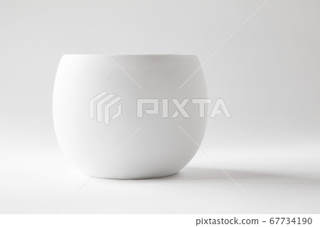 White flowerpot for houseplants 67734190
