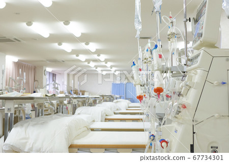 Hospital with dialysis equipment 67734301